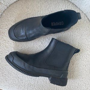 Black Leather CAMPER Ankle Boot